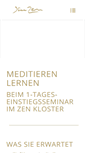 Mobile Screenshot of meditieren-lernen.org